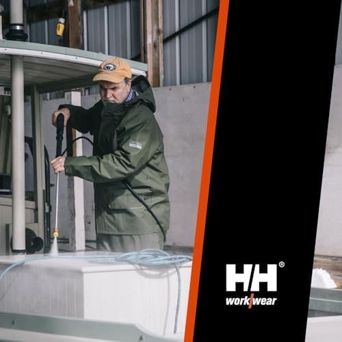 Helly-Hansen Mandal Waterproof Bib Overalls - PVC Rain Gear for Men - Fishing Pants for Men - Heavy-Duty Work Overalls
