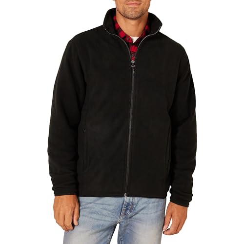 Amazon Essentials Men's Full-Zip Fleece Jacket (Available in Big & Tall)