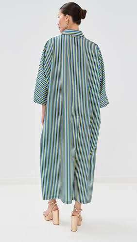 La Vie Style House Women's Stripe Maxi Everyday Dress