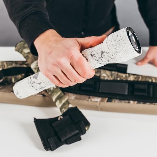 GEAR AID Camo Form Self-Cling and Reusable Fabric Camouflage Wrap, Adds Grip and Shield Hands from Hot or Cold Surfaces to...