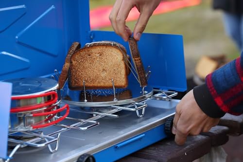 Coghlan's Camp Stove Toaster – Stainless Steel, Lightweight, Portable and Compact Design for Outdoor Cooking, Toasts Up to...