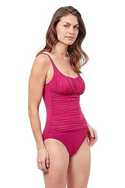 Profile by Gottex Tutti Frutti Shirred One Piece Cherry