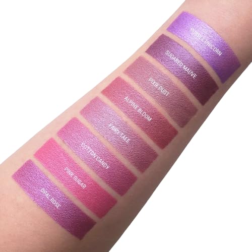 Aromi Metallic Liquid Lipstick | Long-Lasting, Light Pink Lip Color with Shimmery Finish, Vegan & Cruelty-free, Waterproof (Cotton Candy)