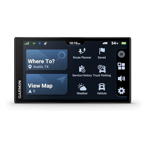 Garmin dēzl™ OTR620, High-Res 6” GPS Truck Navigator, Custom Routing, Satellite Imagery, Wind Speed, Community-Shared Load...