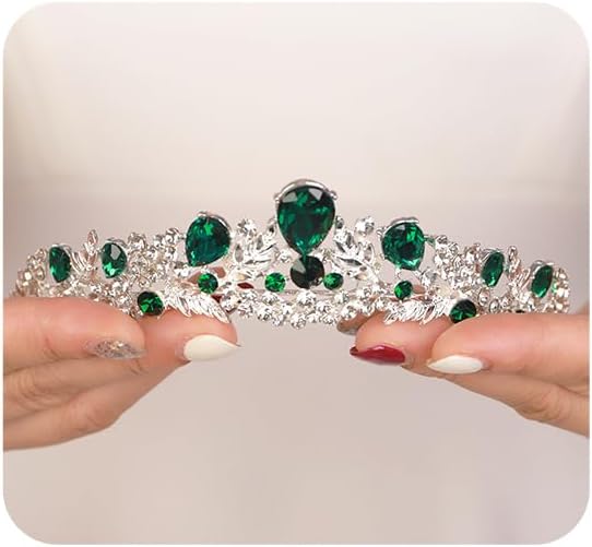 JWICOS Wedding Tiara for Women and Brides Princess Crowns and Tiaras for Bride Rhinestone Birthday Crown Headband Crystal ...