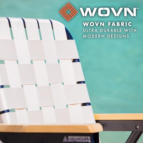 GoSports WOVN Beach Backpack Chair - 9 Styles Available - Premium Folding Camping Chair