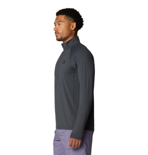 Mountain Hardwear Men's Crater Lake 1/2 Zip, Dark Storm