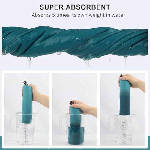 Microfiber Towel Perfect Travel & Gym & Camping Towel, Quick Dry - Super Absorbent - Ultra Compact - Lightweight. Suitable...