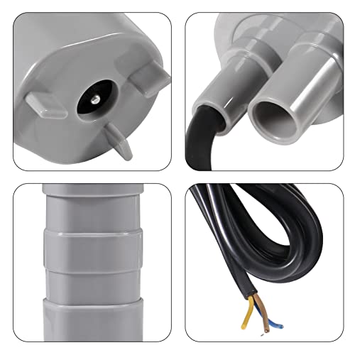 DIANN 2pcs Mini Submersible Water Pump DC 12V Micro Water Pump 840L/H High Flow Pumps for Aquarium Fish Tank Fountain