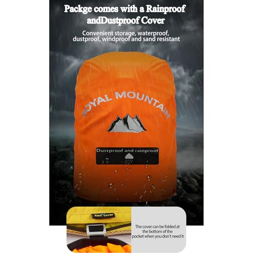 ROYAL MOUNTAIN Hiking Backpack 30L Foldable Travel Daypack For Women Men,Camping Daypack Backpacks Lightweight,Durable Hik...