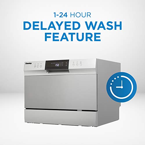 Danby DDW631SDB Countertop Dishwasher, Stainless Steel