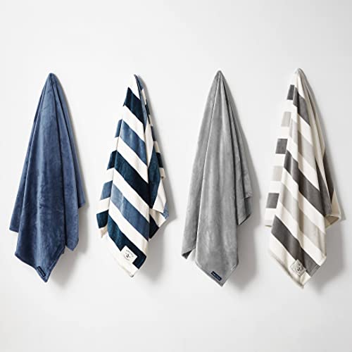 Nautica - Blanket, Ultra-Soft Plush Fleece Blanket for Bed or Couch, Lightweight Micro Flannel Throw Blanket for Year Roun...