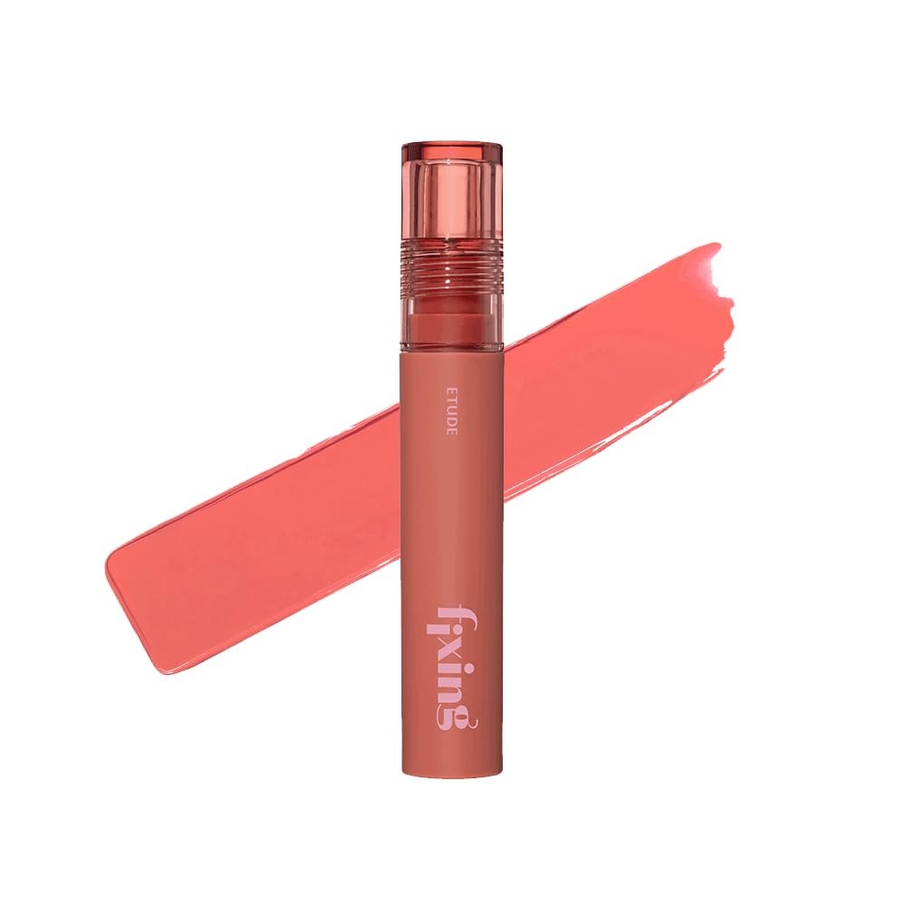 ETUDE Fixing Tint #13 Melange Rose (4g) | Long Lasting High Pigmented Liquid Lipstick | Waterproof Lightweight Matte Finish Lip