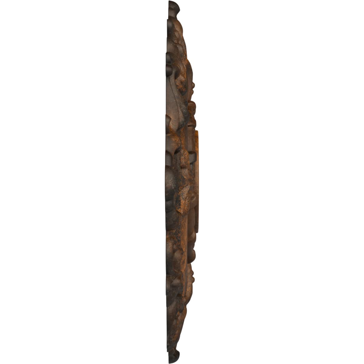 Ekena Millwork Cm18Rlrus Riley Ceiling Medallion, Rust