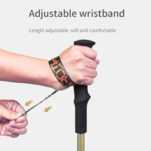 Trekking Poles,Lightweight,Foldable Hiking Poles for Backpacking Gear,Walking Sticks for Hiking,Carbon Fiber Trekking Pole...