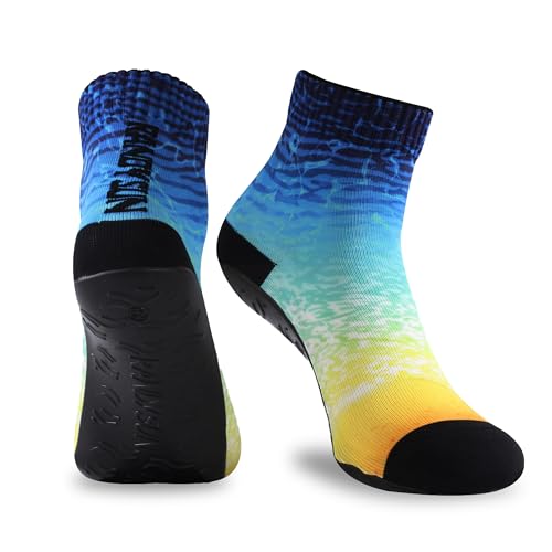 RANDY SUN Barefoot Quick-Dry Sand Beach Socks, Breathable Seamless Yoga Sock With TPE Sole