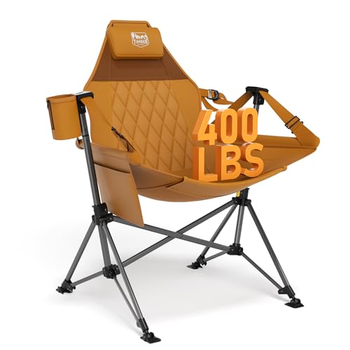 TIMBER RIDGE Hammock Camping Chair, Oversized Swinging Hammock Chair with Adjustable Back and Seat for Outdoor Lawn, Sport...