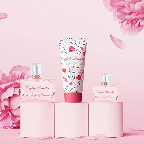 English Laundry Pink Brilliance 3 Piece Gift Set EDP, 3.4 fl. oz.