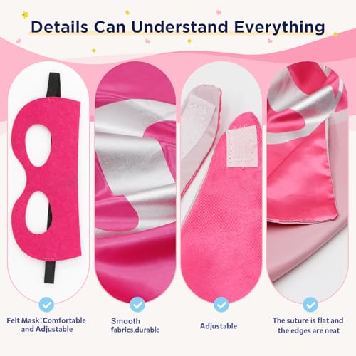 Kids Capes Set and Wristbands Kids Costumes Halloween Christmas Cosplay Dress Up for Boys Girls