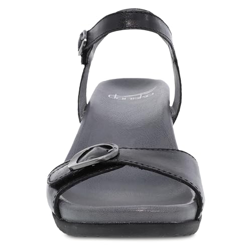 Dansko Arielle Wedge Sandal for Women – Cushioned, Contoured Footbed for All-Day Comfort and Support – Adjustable Hook & L...