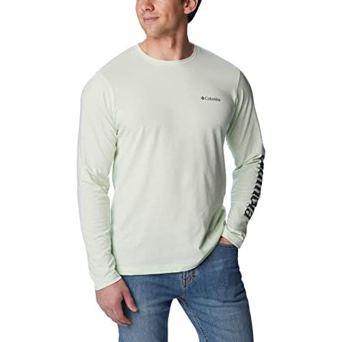 Columbia Mens Thistletown Hills Long Sleeve Logo Tee