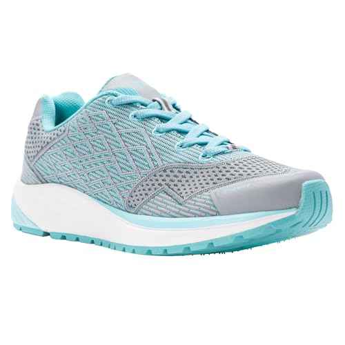 Propet Womens One Lace Up Sneakers Shoes Casual - Blue, Grey