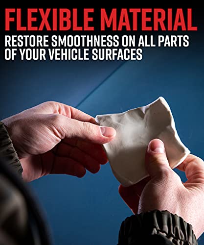Adam's Polishes Fine Grade Clay Bar - Removes Debris & Dirt from Vehicle for Paint, Glass, Trim, Wheels | Add Shine, Gloss...