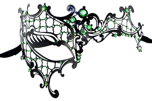 Coddsmz Laser Cut Metal Women's Masquerade Mask Venetian Party Mardi Gras Halloween Mask