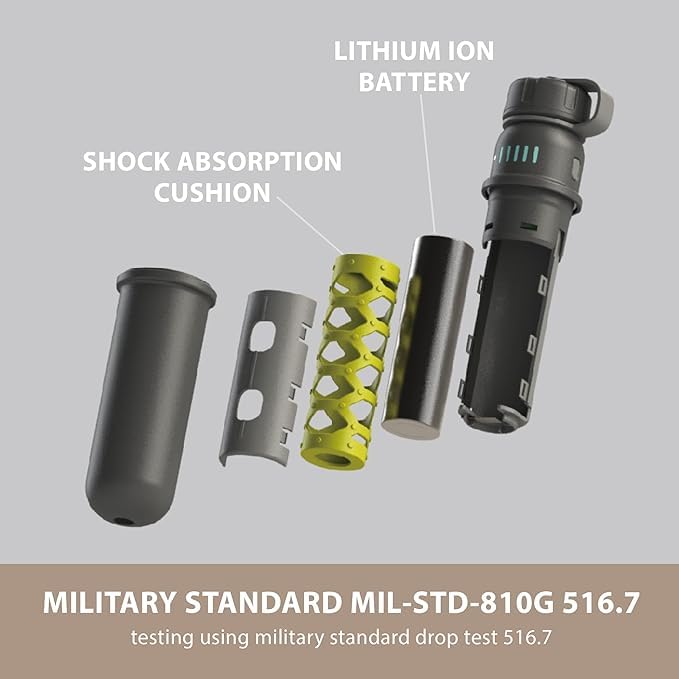 Elecom Nestout 10000Mah Rugged Power Bank, Outdoor Battery Pack, 20W Usb C Fast Charging Pd, Waterproof Ip67, Shockproof Militar
