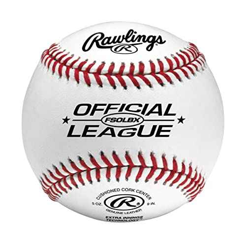 Rawlings | FLAT SEAM Practice Baseballs | FSOLBX | High School | 12 Count