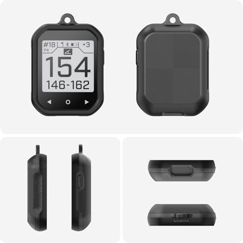 TUSITA Silicone Case Compatible with Bushnell Phantom 3 Handheld Golf GPS - Black