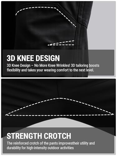 FLYFIREFLY Men's Tactical Cargo Pants Water Resistant Ripstop Outdoor Quick Dry Hiking Work Pants with Pockets(No Belt)