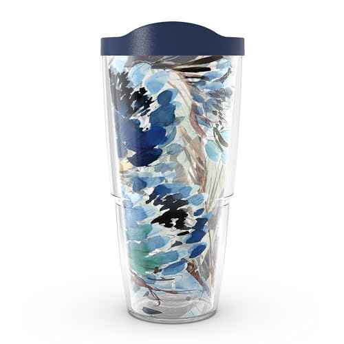 Tervis Kelly Ventura Protea Made in USA Double Walled Insulated Tumbler Travel Cup Keeps Drinks Cold & Hot, 24oz, Classic