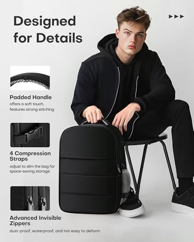 HOTOR Travel Backpack - Flight Approved Travel Bag for Men and Women, Carry on Luggage for 15.6" Laptop and Travel Essenti...