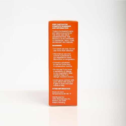 Profi Everyday Nasal Spray - Helps Defend Against Airborne Germs and Allergies, Lasts Up to 8 Hours, Advanced Nasal Spray for Air Travel, Work, Conferences & Indoor Gatherings - 180 Sprays, 0.58 FL OZ