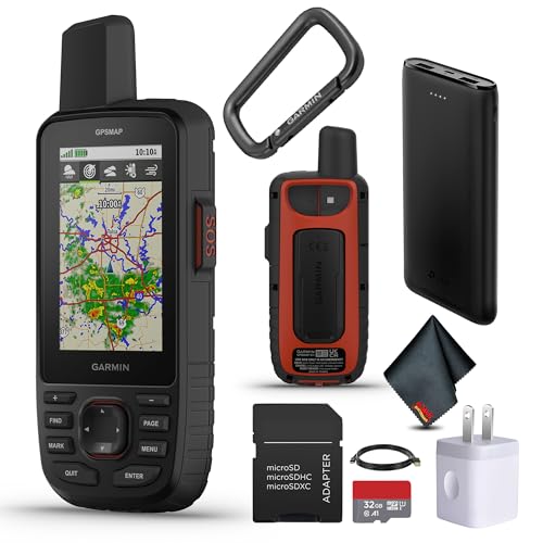 Garmin GPSMAP 67i Rugged Hiking GPS Handheld, Premium inReach Satellite Technology, 425 Hr of Battery Life, Two-Way Messag...