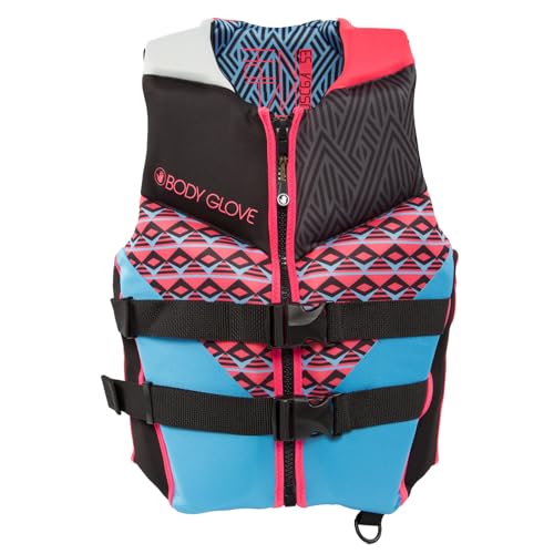 Body Glove Phantom Women's Neoprene Life Jacket, USCG and Transport Canada Approved PFD, Lightweight Life Vest, Great for ...