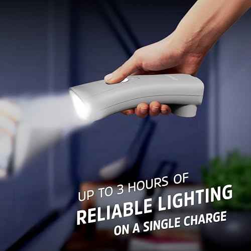 Energizer Weatheready Rechargeable Flashlights for Home, Pack of 3, Emergency Flashlight for Hurricane Supplies, Survival Kits, Power Outages, LED Flash Light with Convenient Plug-in Design