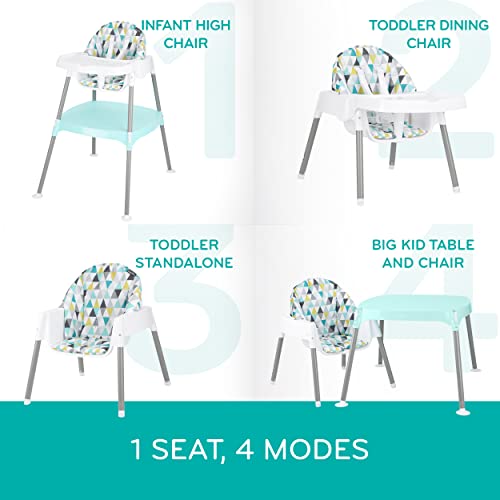 Evenflo Eat and Grow 4-in-1 Convertible High Chair (Prism Triangles)