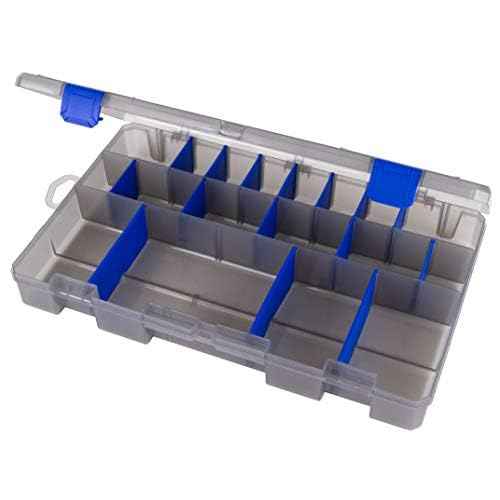 Flambeau Outdoors Zerust MAX 5003ZM Tuff Tainer -Partial Bulk Storage Compartment Section, 25 Compartments and 15 RemovableDividers 14.25" L x 9.125" W x 2" D Fishing and Tackle Storage Utility Box