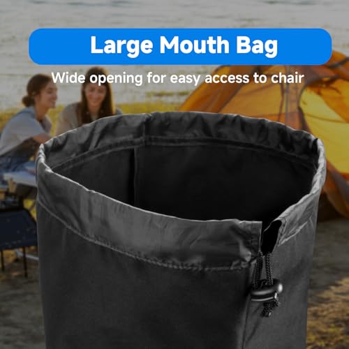 Xxerciz Camping Chair Replacement Bag, 57 Inches Large Folding Chair Carry Cover with Adjustable Shoulder Strap, Heavy Dut...