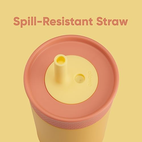 Owala Kids Insulation Stainless Steel Tumbler with Spill Resistant Flexible Straw, Easy to Clean, Kids Water Bottle, Great...