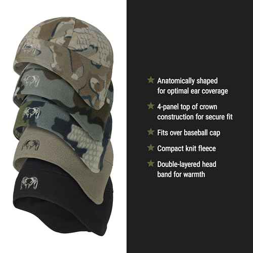 KUIU Proximity LT Beanie - Windproof, Ultra-Quiet, Lightweight Micro-Fleece, 4-Way Stretch, Odor-Resistant Hunting Hat