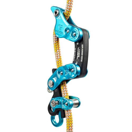 Notch Rope Runner Vertec Ultimate Climbing & Work Positioning Device, Tool-Free Adjustability, Midline Attachable, Use wit...