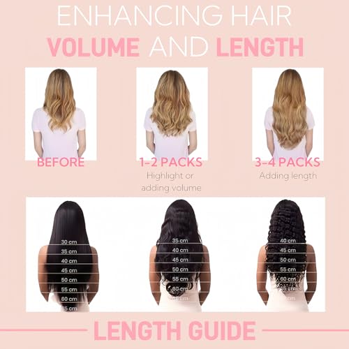 Tape in Hair Extensions Real Human Hair Double Stitched Invisible Seamless 20pcs 50g (Balayage Golden Blonde to Light Blonde, 22 inch)