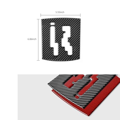BETTERHUMZ Compatible with Hyundai Elantra MD 2008 2009 2010 2011 2012 2013 2014 2015 2016 Carbon Fiber Gear Shift Panel D...