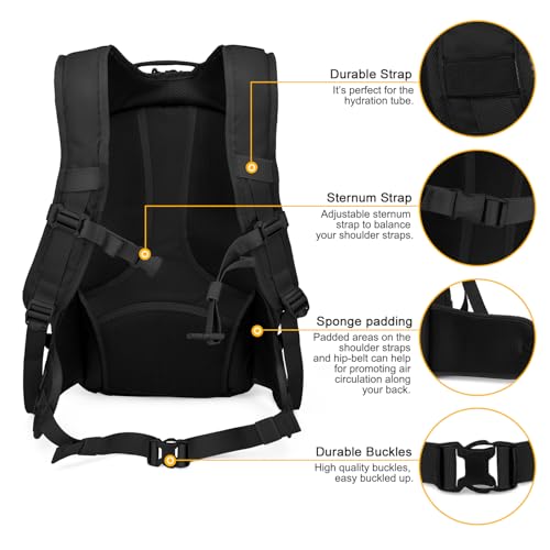 Mardingtop 28L Tactical Backpack for Men with Molle Pouch Tool Utility Pouch Bag
