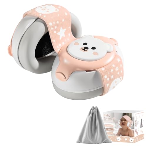 Baby Ear Protection,25dB Infant Noise Cancelling Headphones for Babies 0-36 Months with Adjustable Headband Baby Earmuffs,...