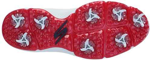 Pro 6 Waterproof Golf Shoe White/Navy/Red