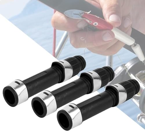 UCCKEYI 5Pcs Spinning Reel Seat 24#,24.2mm Long Nut Reel Seat Rod Building for Fishing Rod Handle Rod Building Fishing Reel